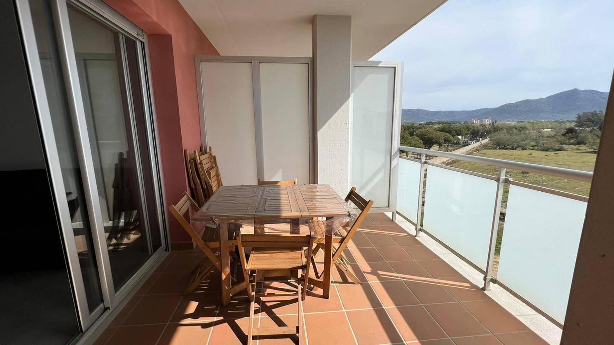 Apartamento Acogedor Con Piscina En Santa Margarita Roses Bagian luar foto